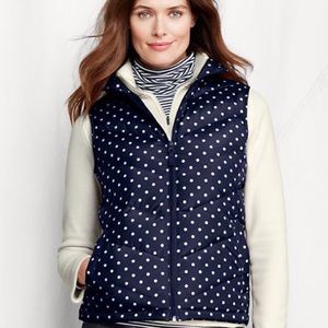 Lands’ End • Down and Feather Fill Puffer Vest